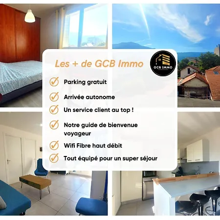 Elegant 3 Avec Parking Διαμέρισμα Γκρενόμπλ